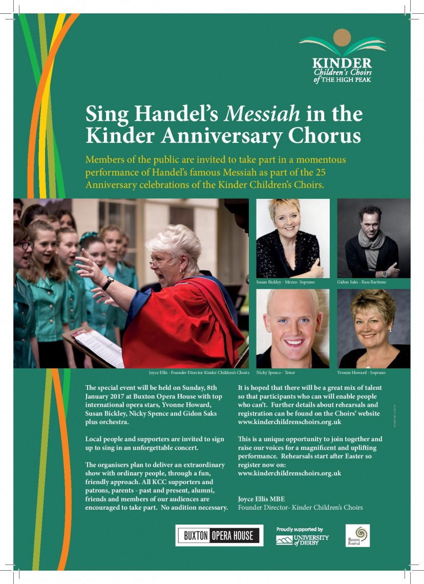 Kinder Anniversary Chorus Flyer